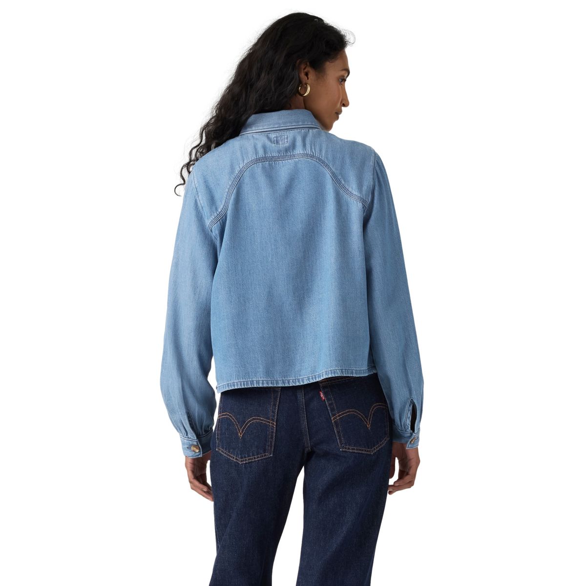 LEVIS - Blusa Mujer Azul Levis