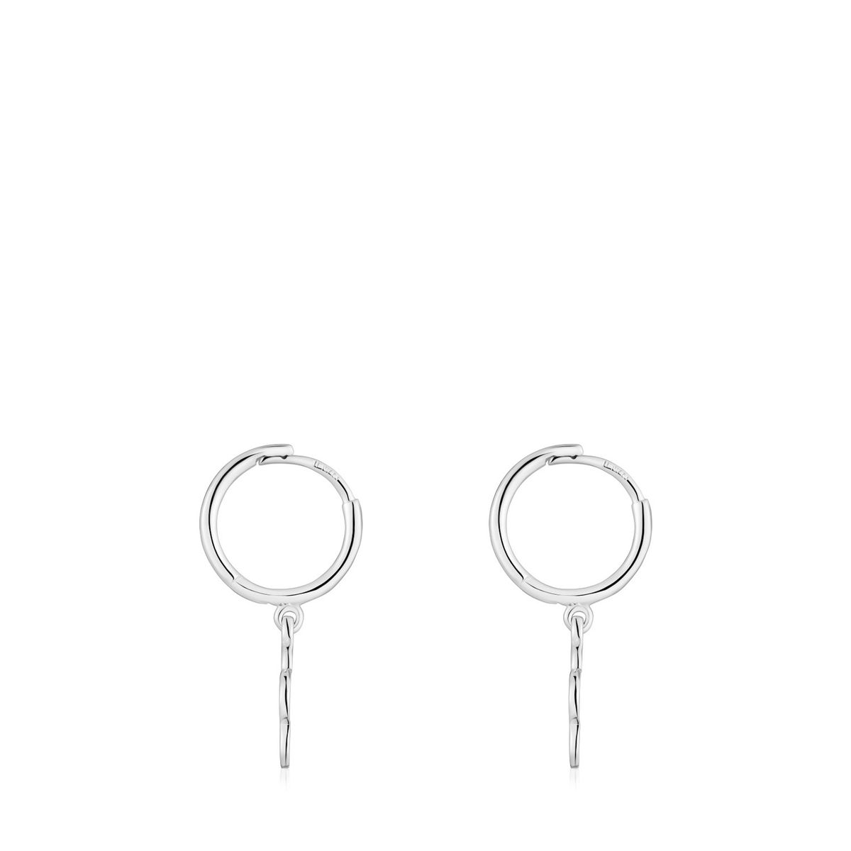 TOUS - Aros Motivo Flor de Plata Motivos Mujer Tous