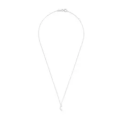 TOUS - Collar Corto Luna de Plata Mujer