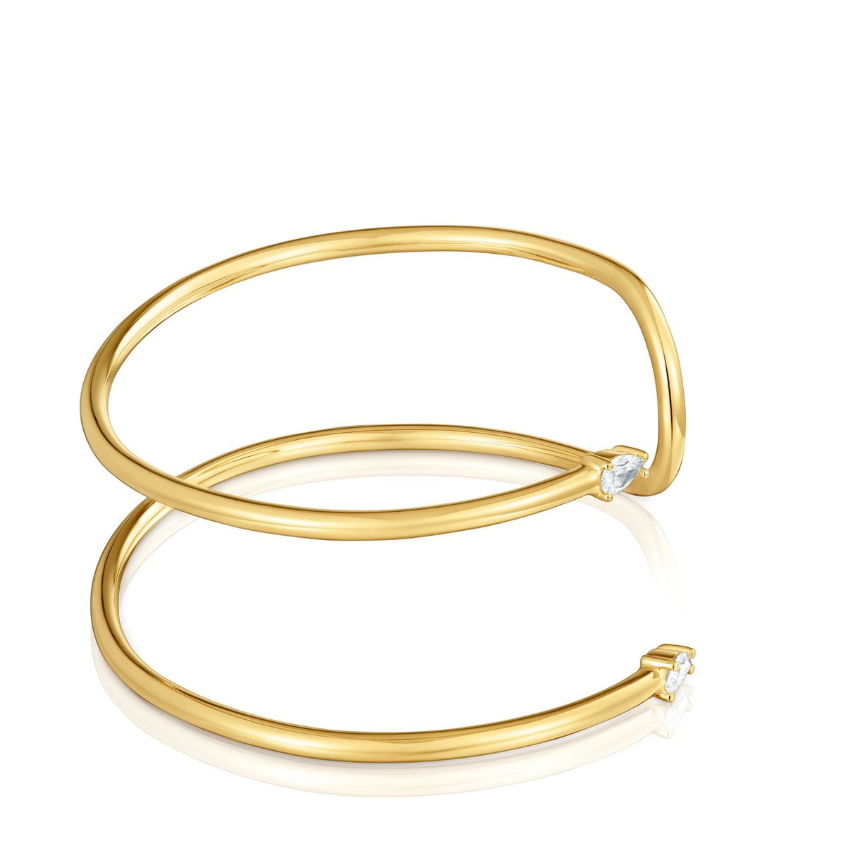 TOUS - Pulsera Esclava con Baño de Oro 18 Kt Lgd Mujer Tous