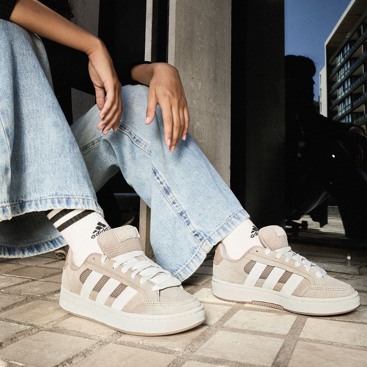 ADIDAS - Gc Alpha Sk8 Zapatilla Urbana Mujer Cuero Beige Adidas