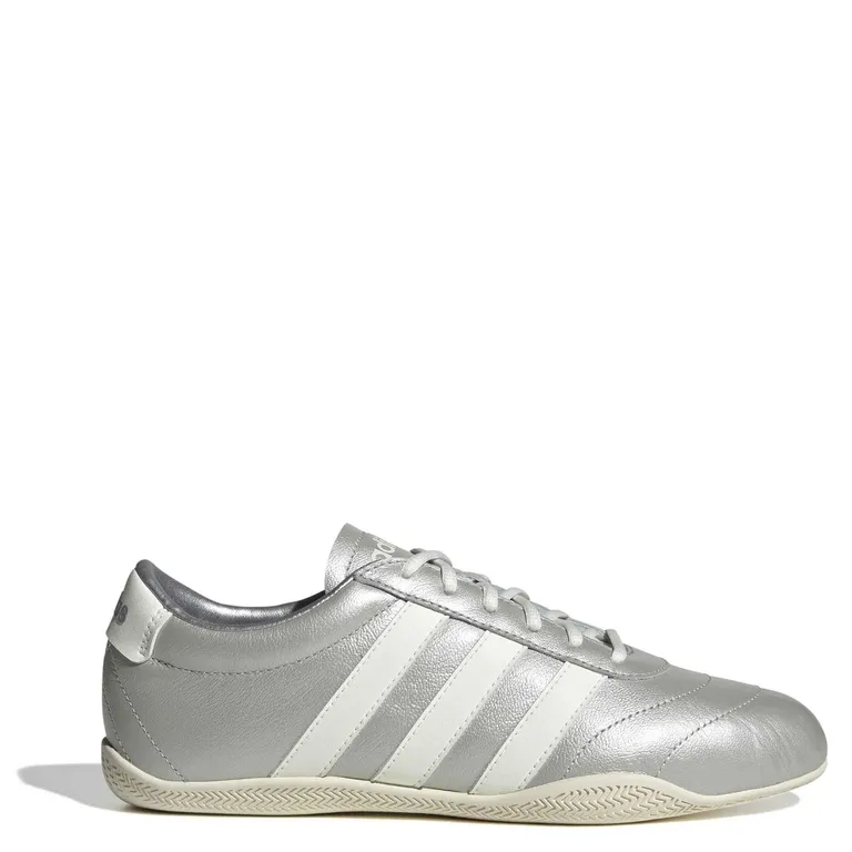 Grand Court Lo Zapatilla Urbana Mujer Cuero Plata
