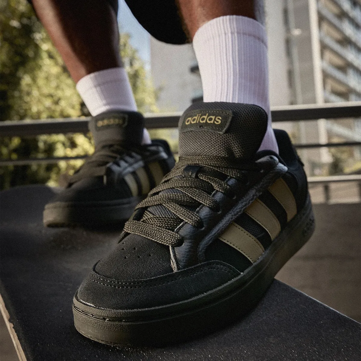 ADIDAS - Gc Alpha Sk8 Zapatilla Urbana Hombre Cuero Negro Adidas