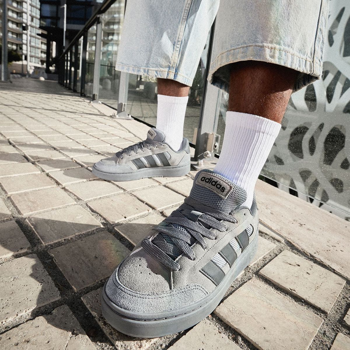 ADIDAS - Gc Alpha Sk8 Zapatilla Urbana Hombre Cuero Gris Adidas