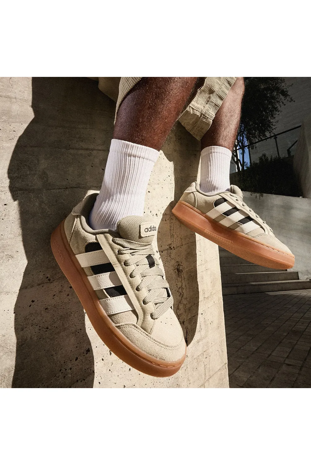 ADIDAS Gc Alpha Sk8 Zapatilla Urbana Hombre Cuero Beige Adidas