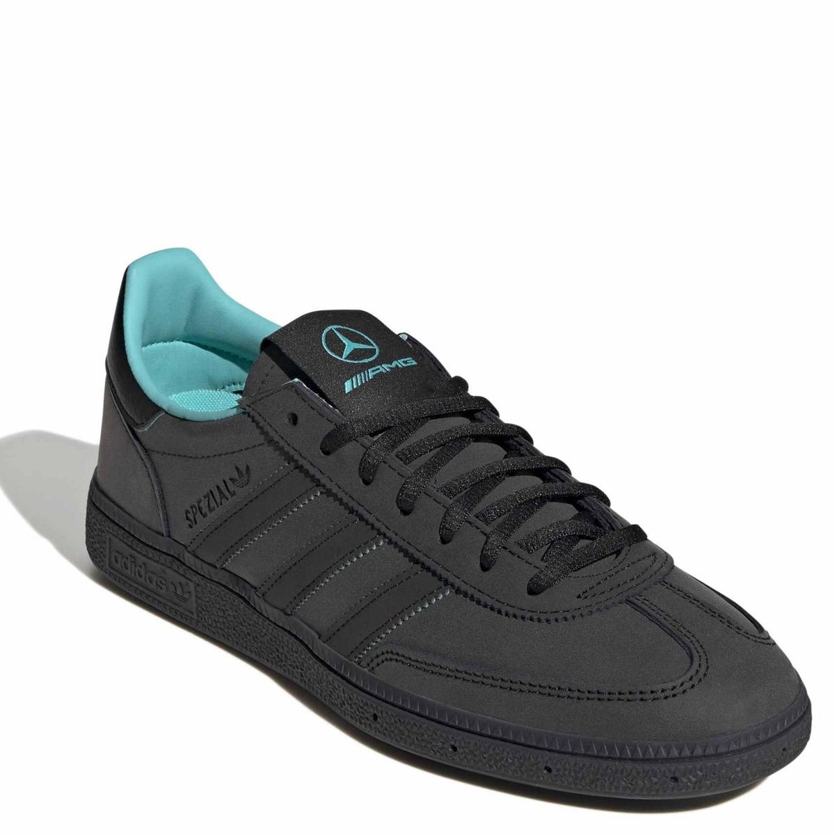 ADIDAS - Handball Spezial Mercedes Zapatilla Urbana Hombre Cuero Negro Adidas