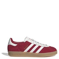 Gazelle Indoor Zapatilla Urbana Hombre Cuero Rojo