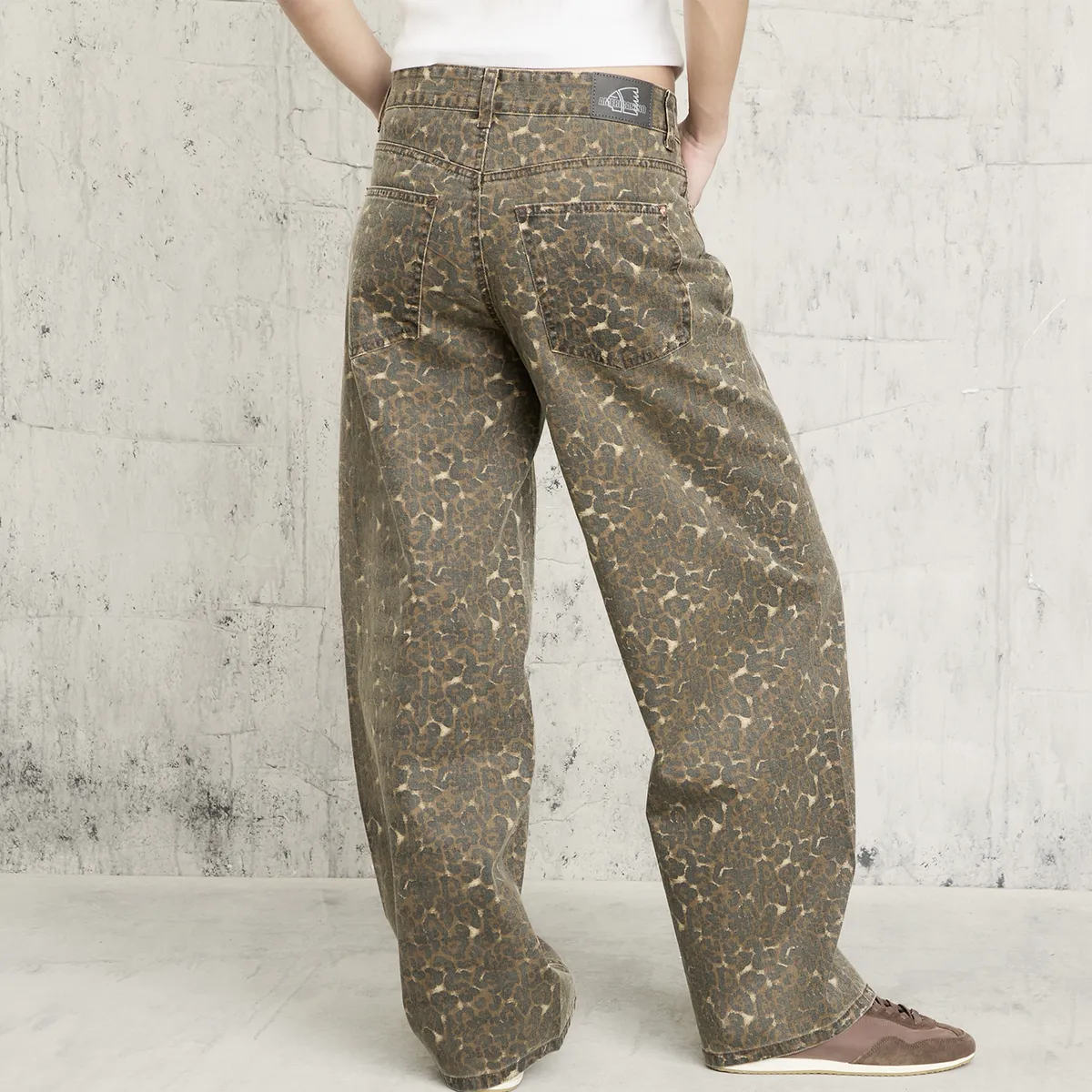 AMERICANINO - Jeans Balloon Tiro Medio Mujer Americanino