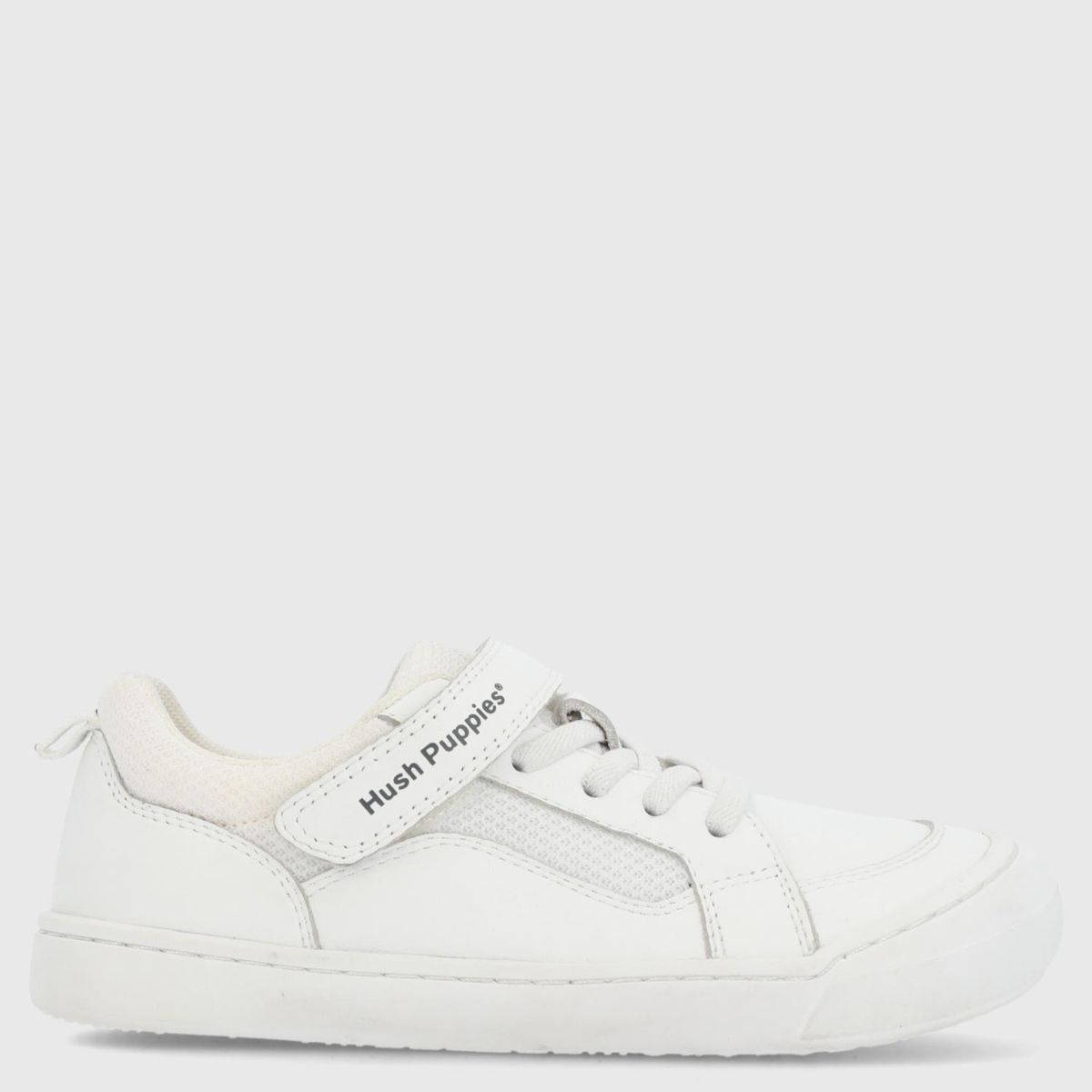 HUSH PUPPIES - Zapatilla Escolar Niño Cuero Blanco (30 A 34) Flexu Blanco Hush Puppies