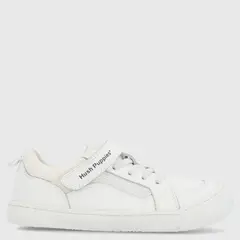 HUSH PUPPIES - Zapatilla Escolar Niño Cuero Blanco (30 A 34) Flexu Blanco