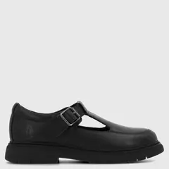 HUSH PUPPIES - Guillermina Ludovi Zapato Escolar Niña Cuero Negro (35 a 40)