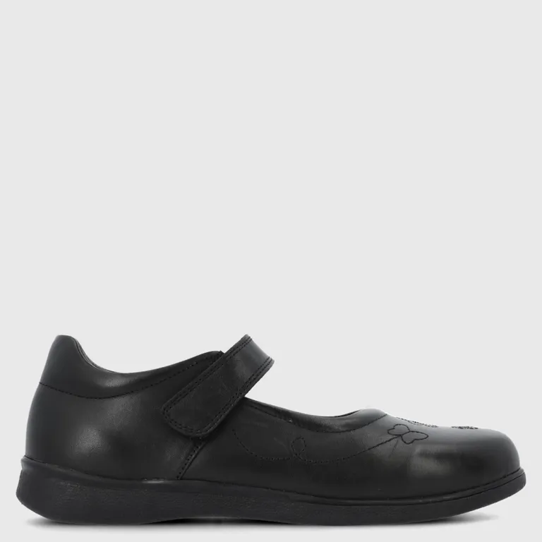 Guillermina Georgi Zapato Escolar Niña Cuero Negro (30 a 34)