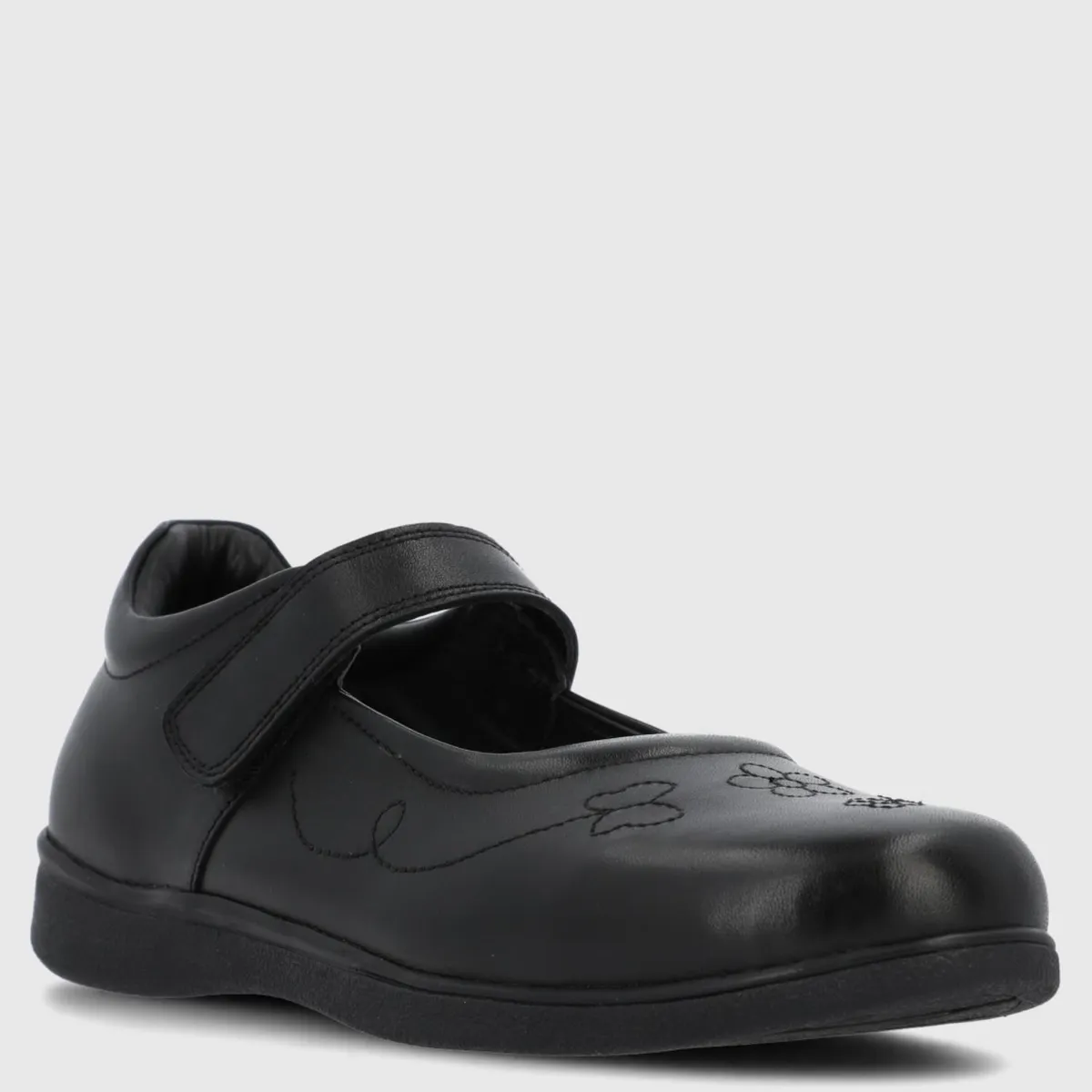 HUSH PUPPIES - Zapato Escolar Niña Cuero Negro (30 A 34) Guillermina Georgi Hush Puppies