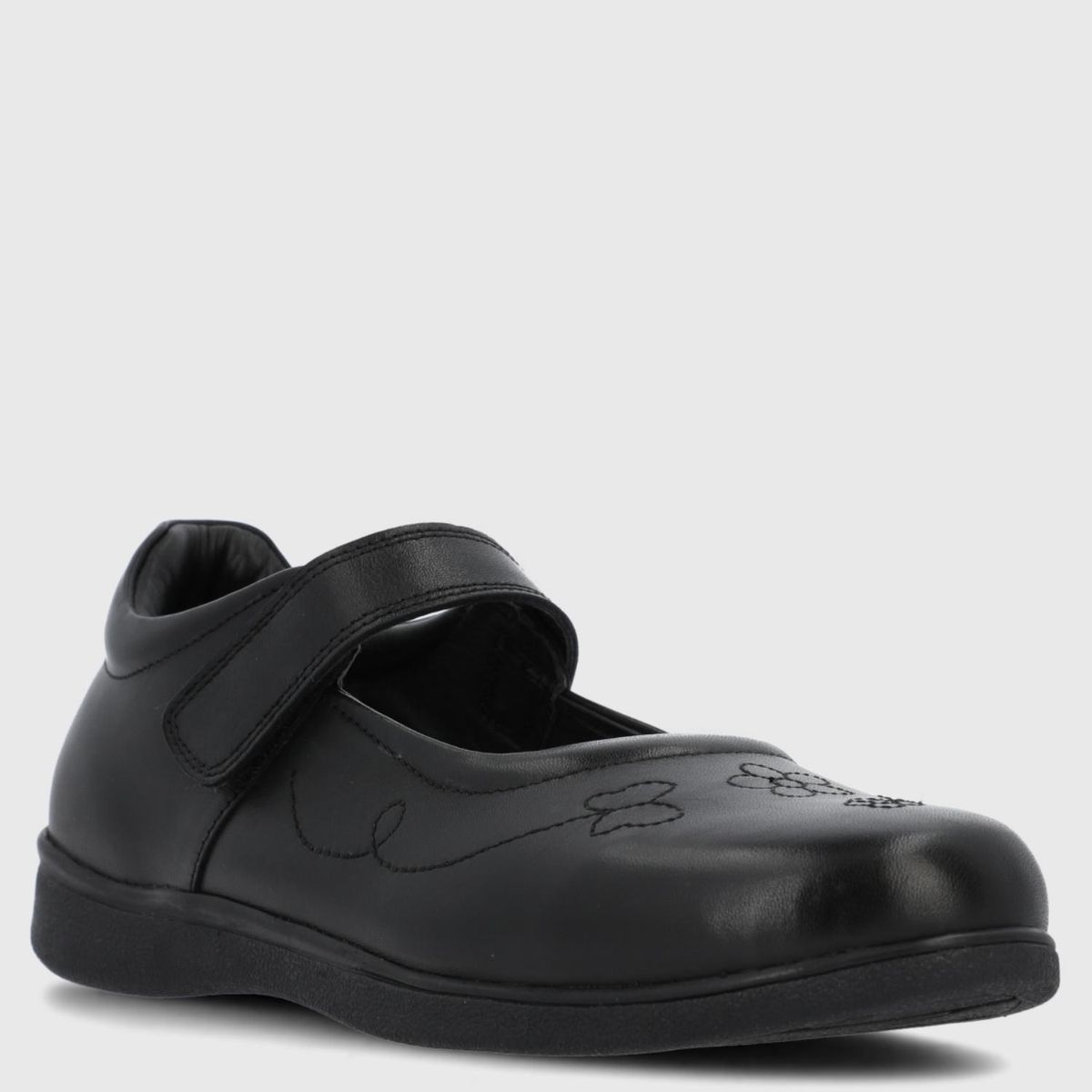 HUSH PUPPIES - Zapato Escolar Niña Cuero Negro (30 A 34) Guillermina Georgi Hush Puppies
