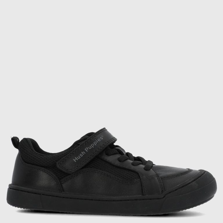 HUSH PUPPIES Zapatilla Escolar Niña Cuero Negro (26 A 29) Flexu