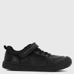 HUSH PUPPIES - Flexu Zapatilla Escolar Niña Cuero Negro (26 a 29)