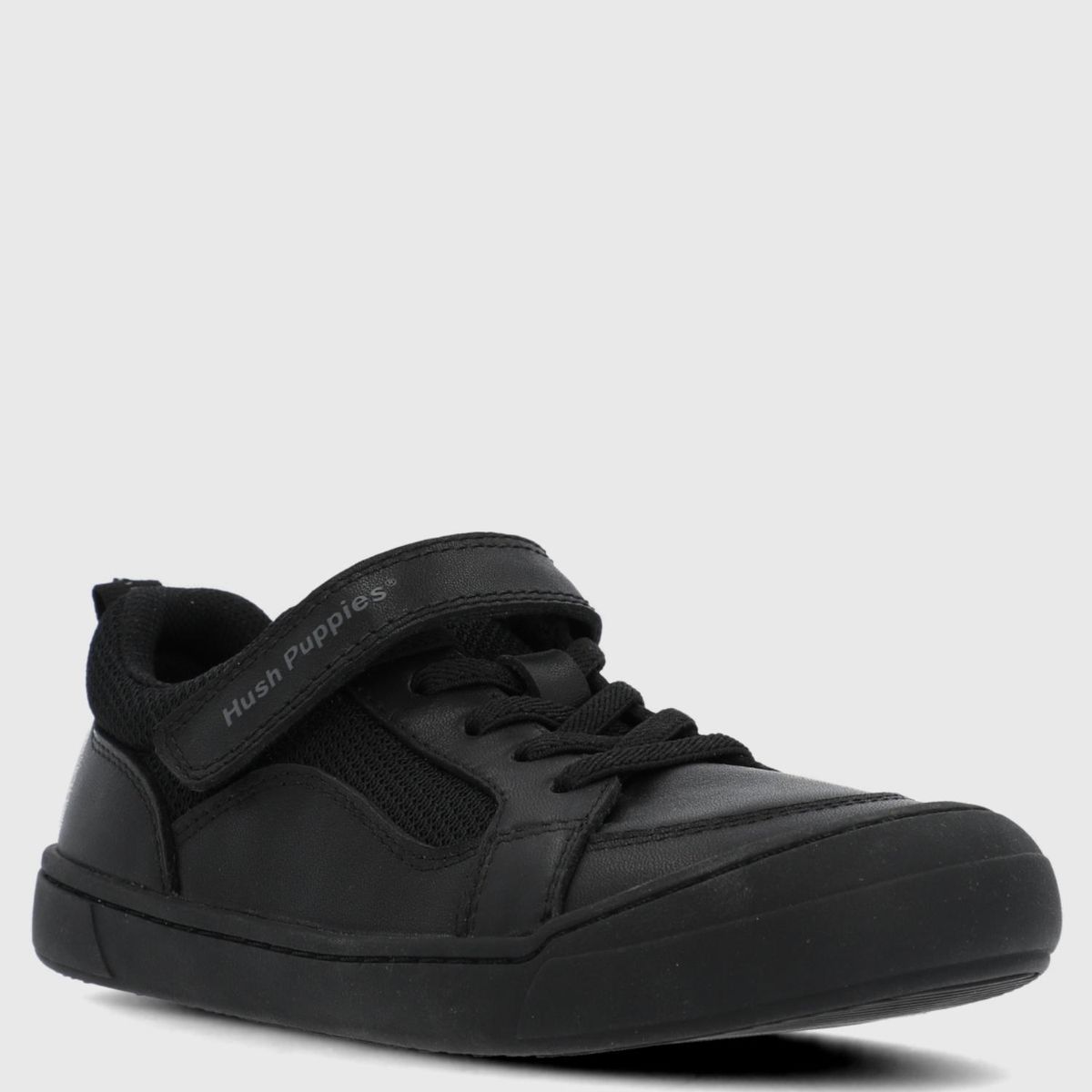 HUSH PUPPIES - Zapatilla Escolar Niña Cuero Negro (26 A 29) Flexu Hush Puppies