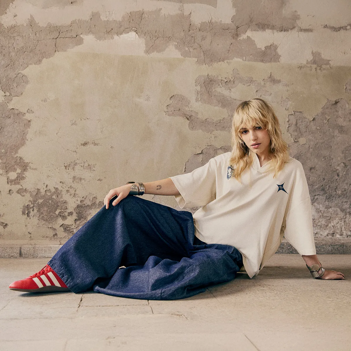 AMERICANINO - Jeans Balloon Tiro Medio Mujer Americanino