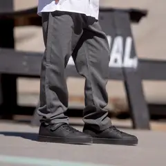MAUI AND SONS - Zapatilla Escolar Niña Cuero Negro
