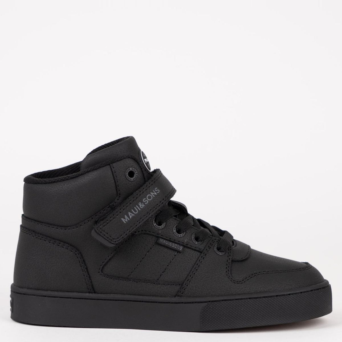 MAUI AND SONS - Zapatilla Escolar Niño Cuero Negro (29 a 34) Maui And Sons