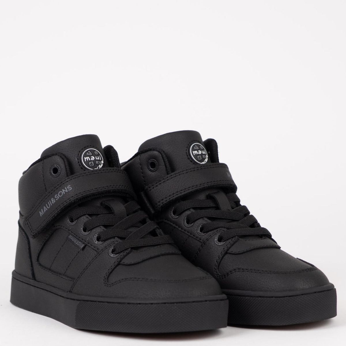 MAUI AND SONS - Zapatilla Escolar Niño Cuero Negro (29 a 34) Maui And Sons