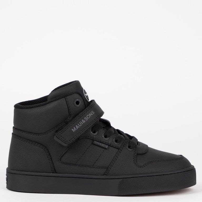 Zapatilla Escolar Niño Cuero Negro (29 a 34)