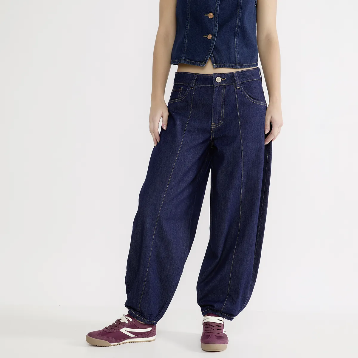 SYBILLA - Jeans Balloon Mujer Sybilla