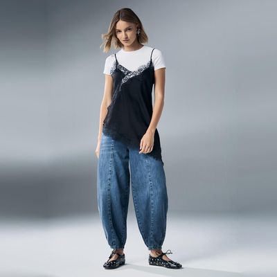 Imagen 2 del producto Jeans Balloon Tiro Medio Mujer