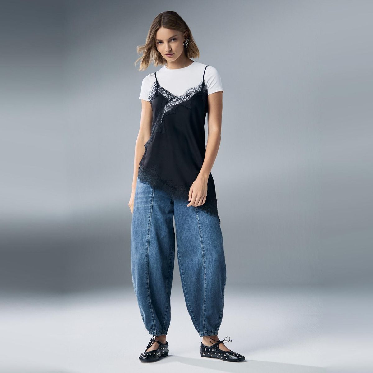 SYBILLA - Jeans Balloon Mujer Sybilla