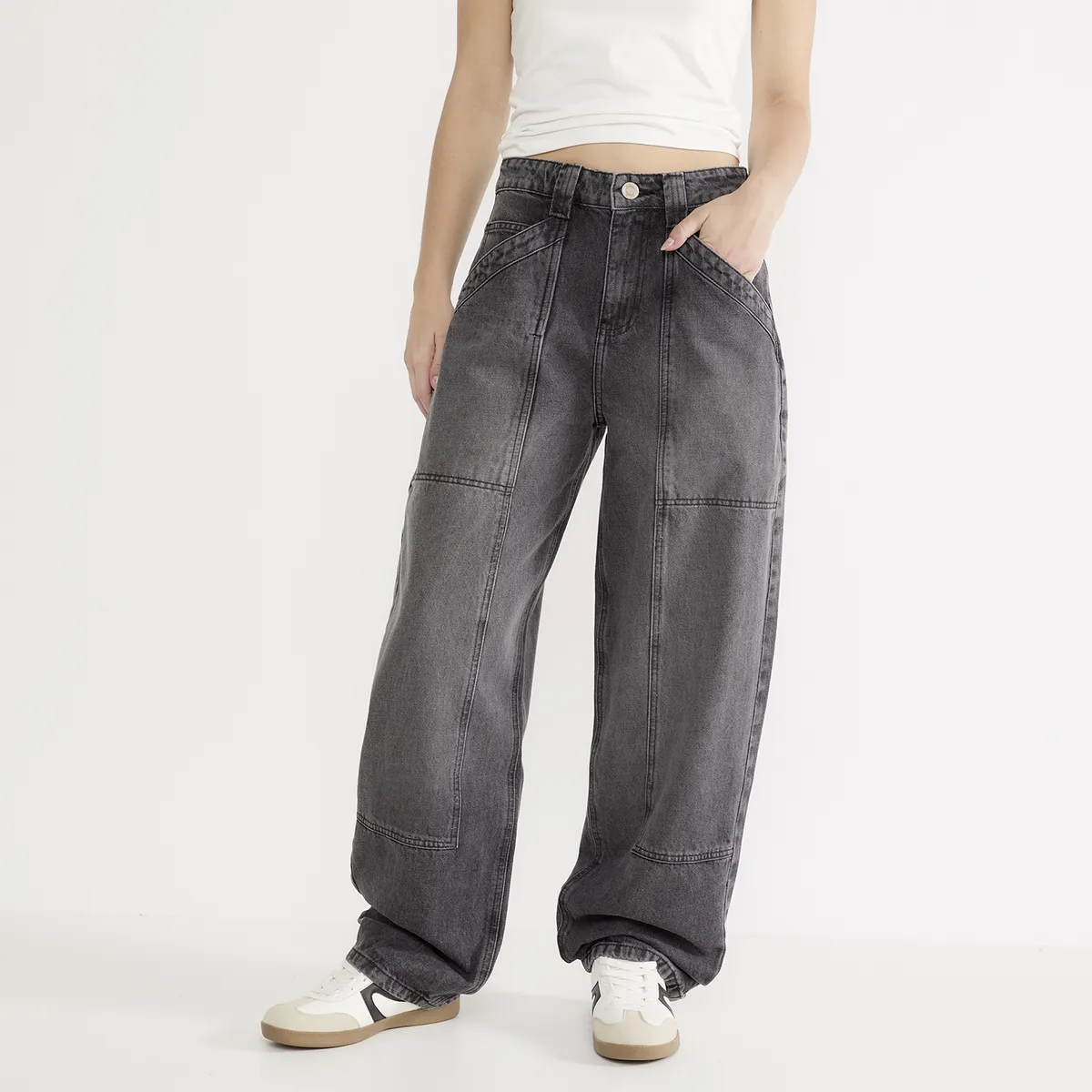 SYBILLA - Jeans Balloon Mujer Sybilla
