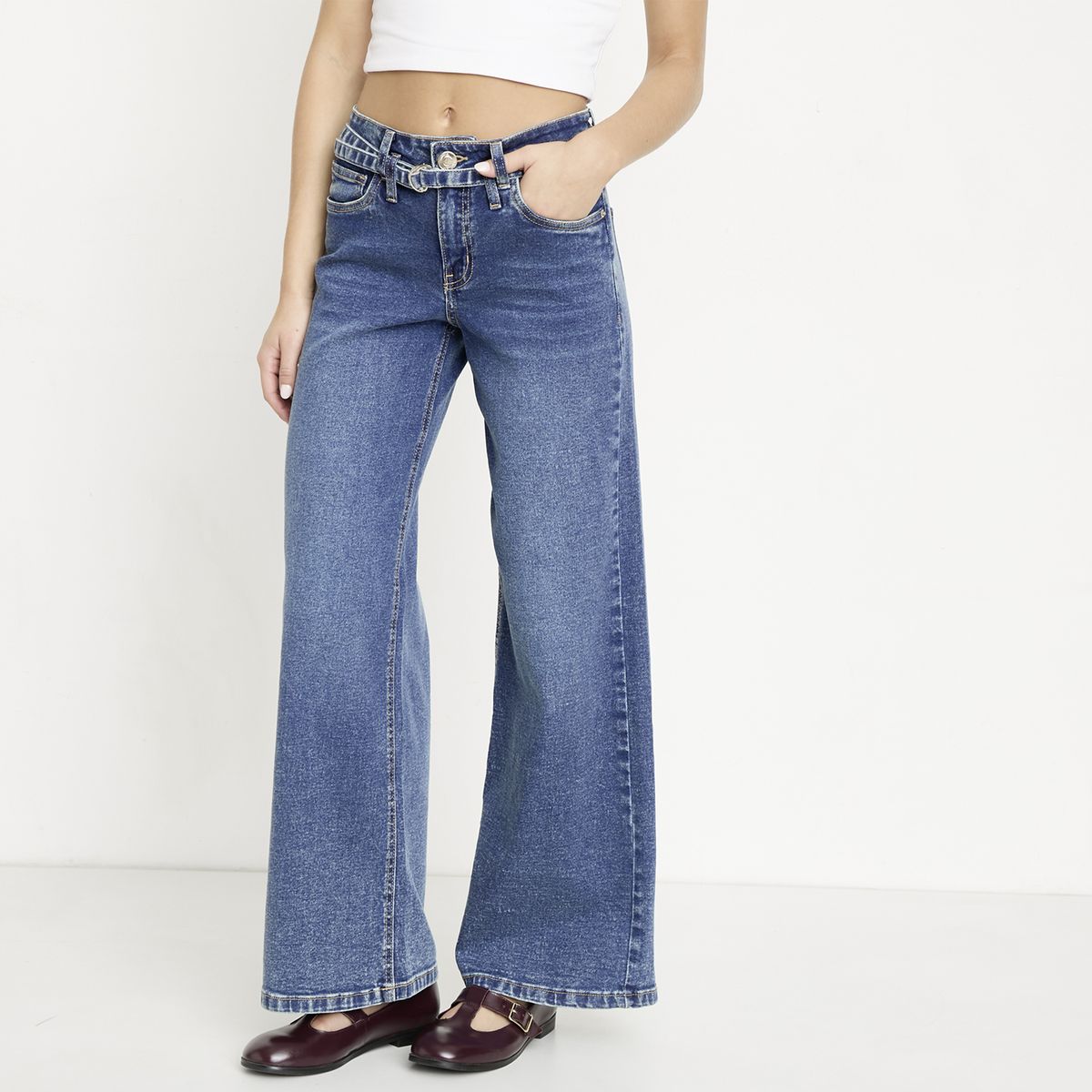 SYBILLA - Jeans Straight Mujer Sybilla