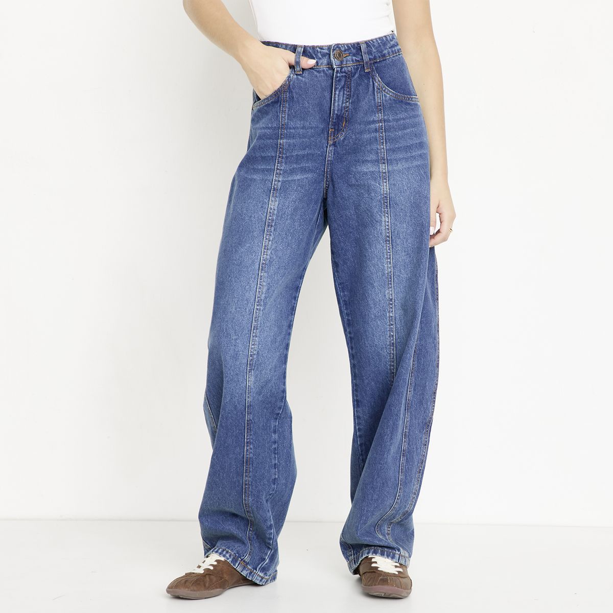SYBILLA - Jeans Balloon Mujer Sybilla