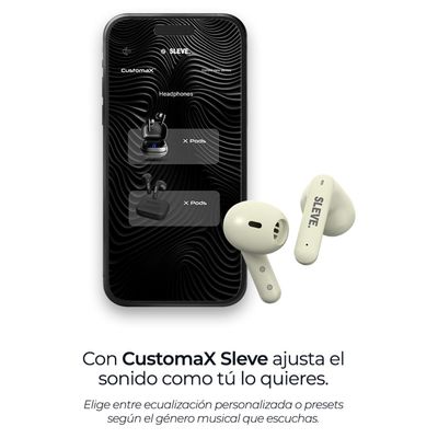 Imagen 2 del producto Audífonos True Wireless PureX Beige Blanco