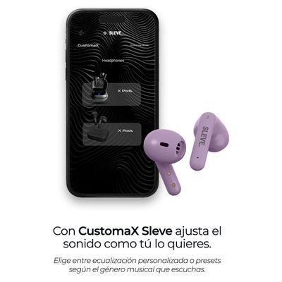 Imagen 2 del producto Audífonos True Wireless PureX Violeta Violeta