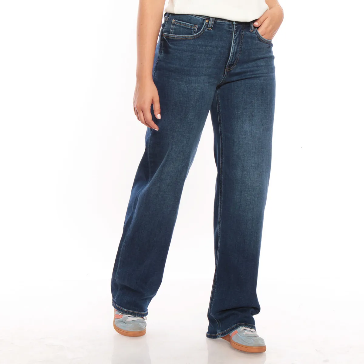 WADOS - Jeans Wide Leg Tiro Alto Mujer Wados