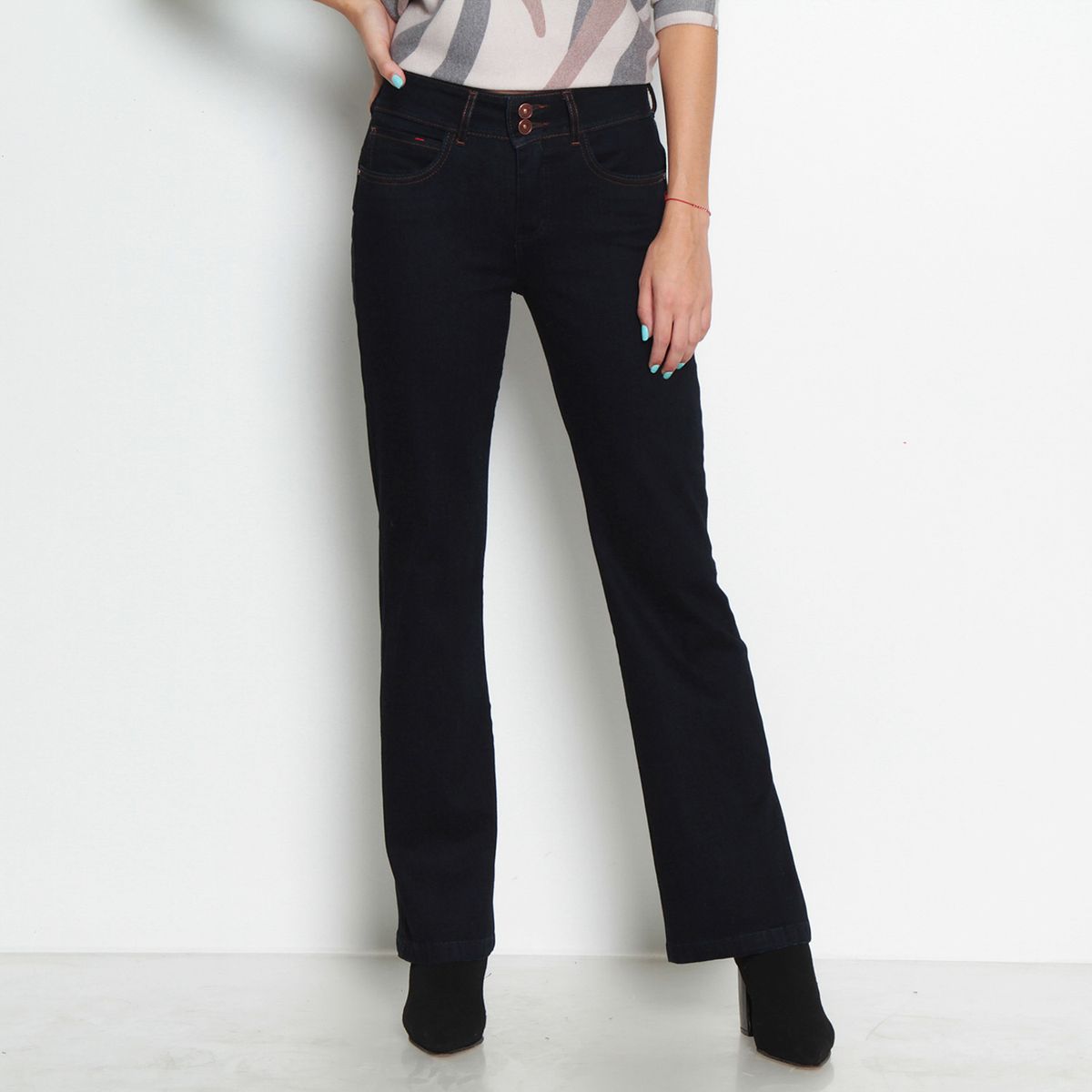 WADOS - Jeans Recto Tiro Alto Mujer Wados
