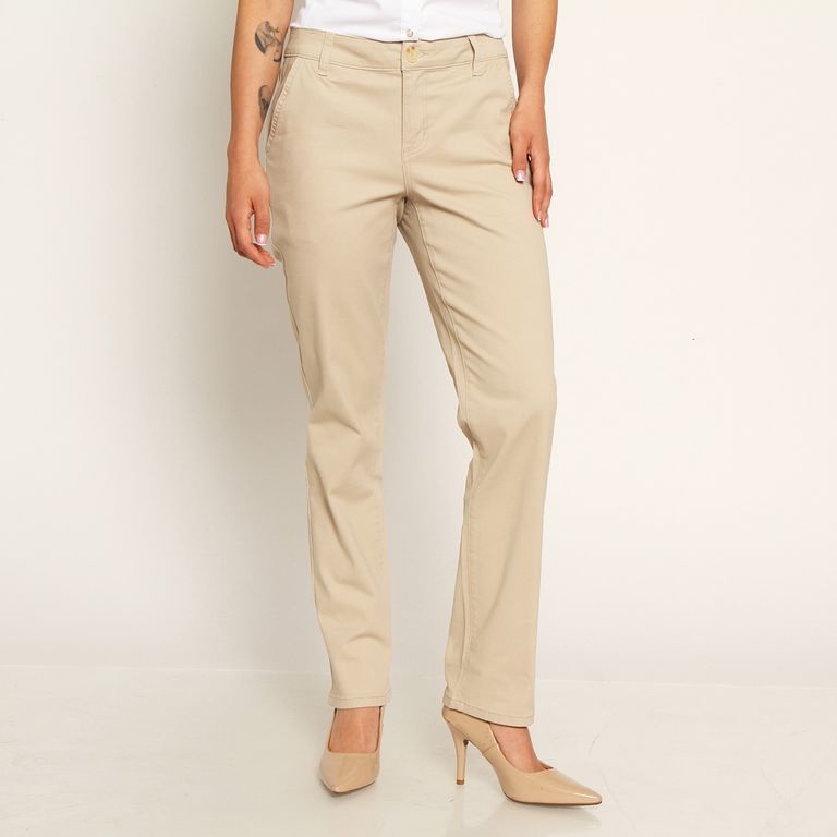 WADOS Pantalón Slim Fit Tiro Alto Mujer