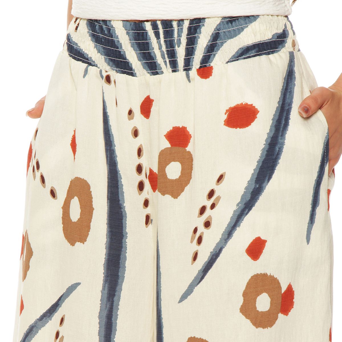 WADOS - Pantalón Wide Leg Tiro Alto Mujer Wados