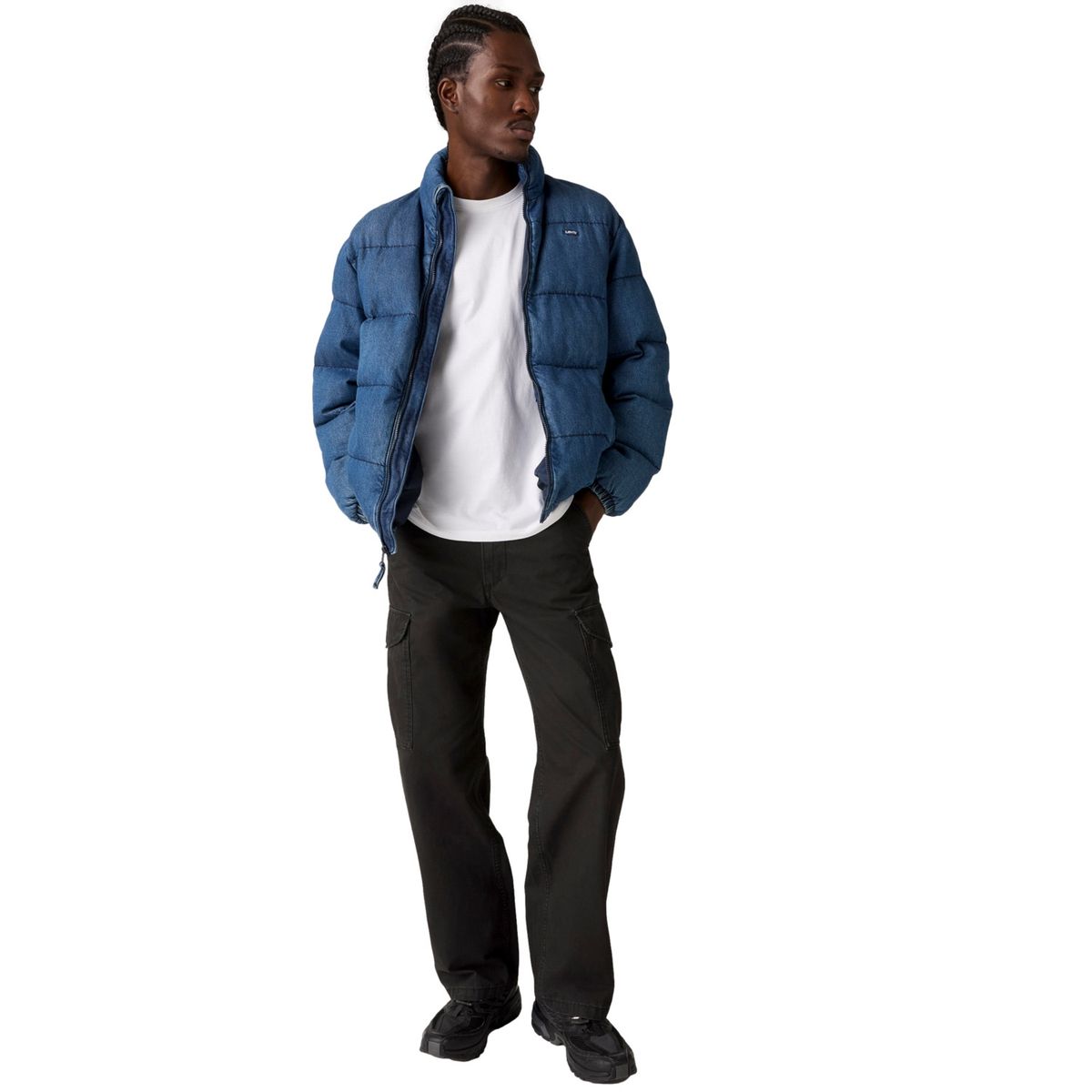 LEVIS - Jeans Hombre Cargo Baggy Negro Levis