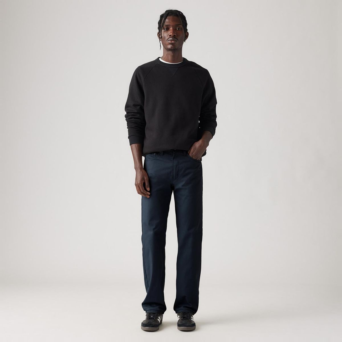 LEVIS - Pantalón Hombre 505 Regular Fit Azul Marino Levis