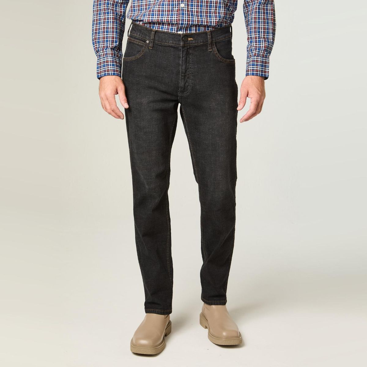 WRANGLER - Jeans Fit Tiro Alto Hombre Wrangler