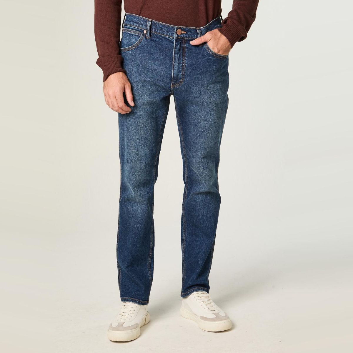 WRANGLER - Jeans Fit Tiro Alto Hombre Wrangler