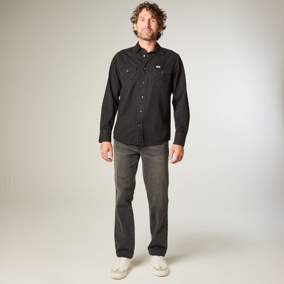 WRANGLER - Jeans Fit Tiro Alto Hombre Wrangler
