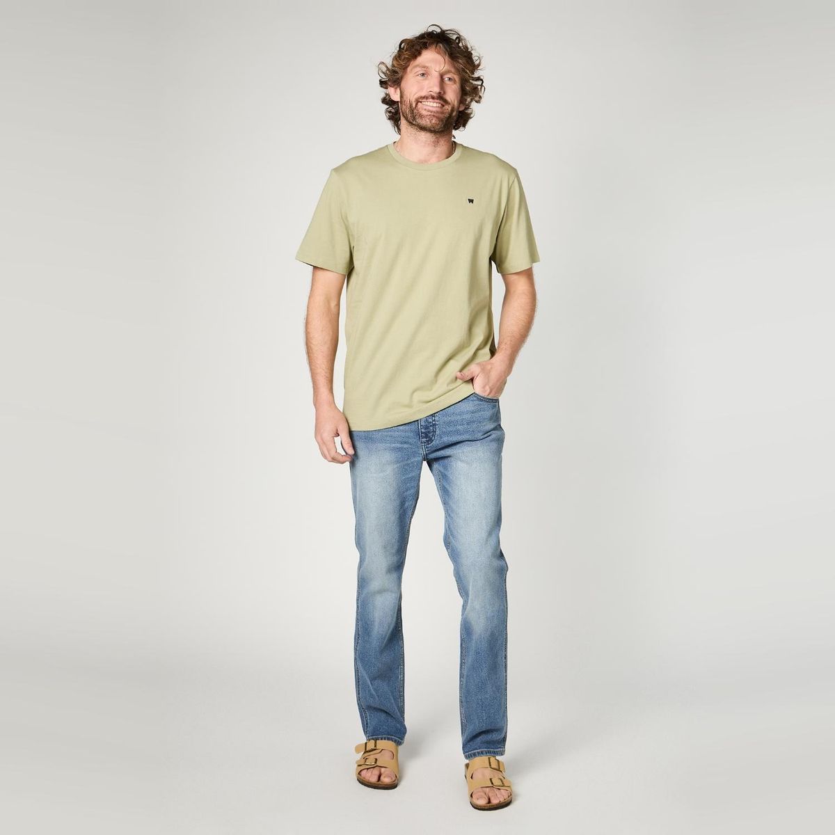 WRANGLER - Jeans Fit Tiro Alto Hombre Wrangler