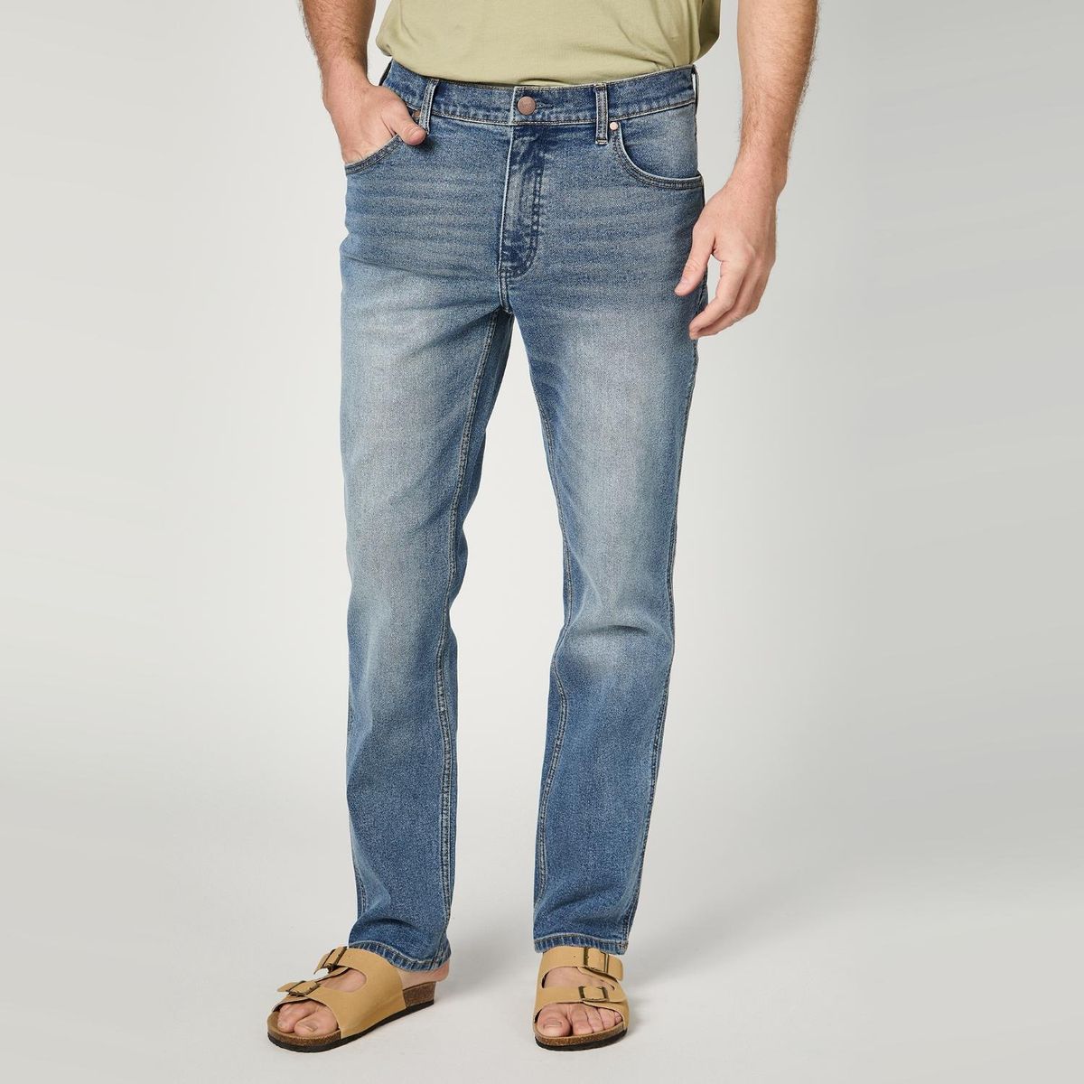 WRANGLER - Jeans Fit Tiro Alto Hombre Wrangler