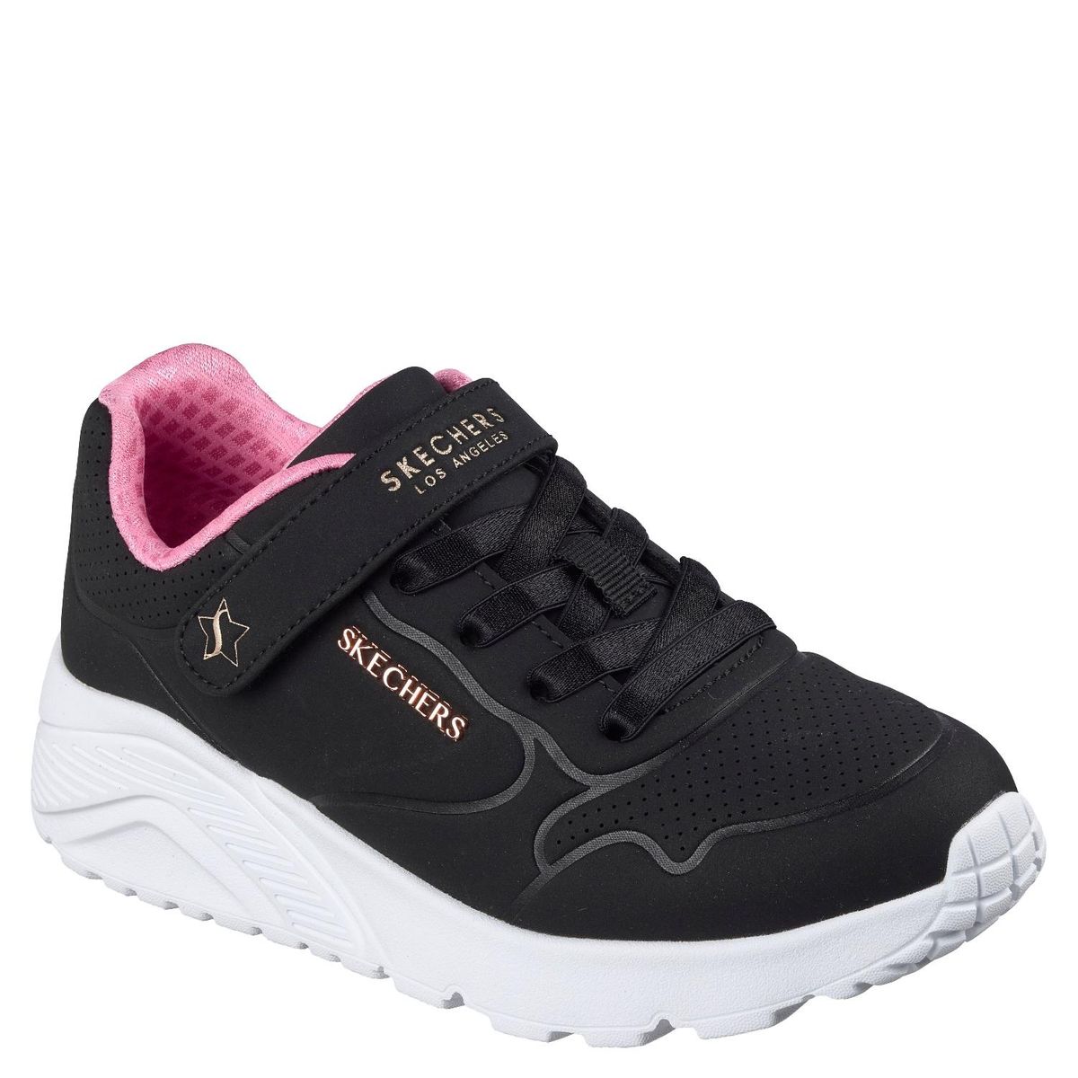SKECHERS - Go Walk Flex Zapatilla Urbana Niña Negro (26 a 35) Skechers