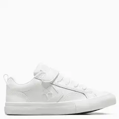 CONVERSE - Pro Blaze Strap Zapatilla Urbana Niño Cuero Blanco (27 A 35)