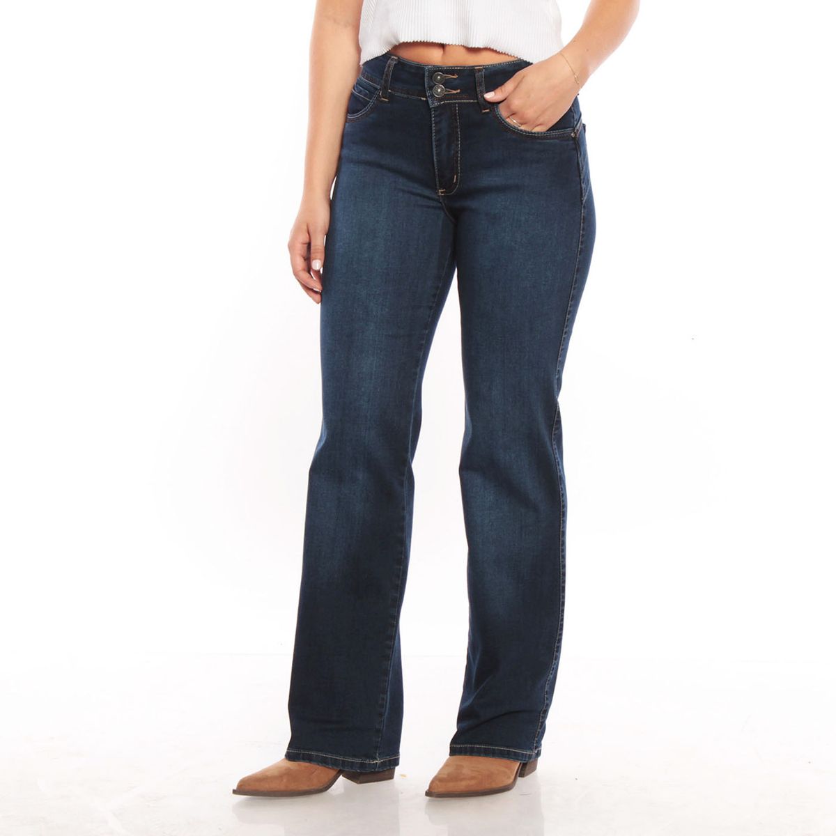 WADOS - Jeans Recto Tiro Alto Mujer Wados
