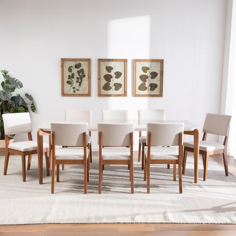 DECOCASA Comedor Donatella 2.2 + 8 Sillas E