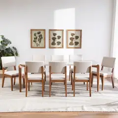 DECOCASA - Comedor Donatella 2.2 + 8 Sillas E
